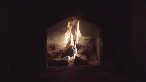 Furnace fire Stock Footage