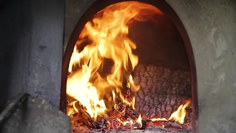 Furnace fire Stock Footage 130797140
