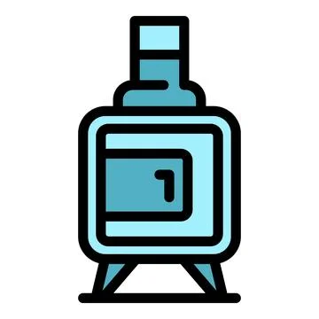 Furnace fire icon vector flat Stock Illustration