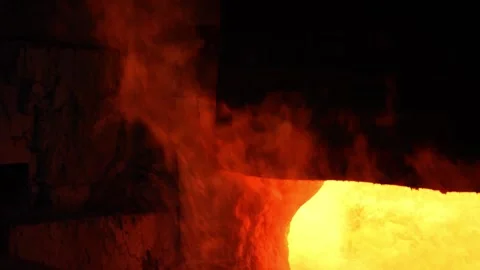 Furnace Fire Oven Stock Footage 336279022