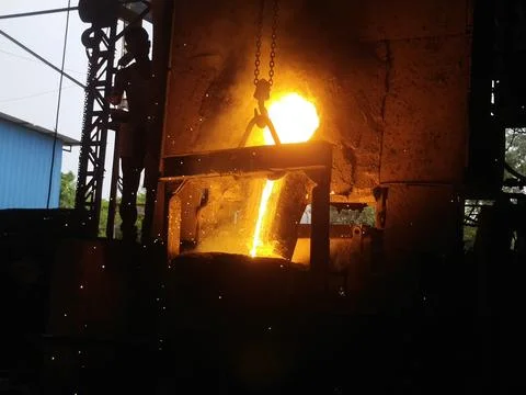 Furnace in the machine Stock Photos