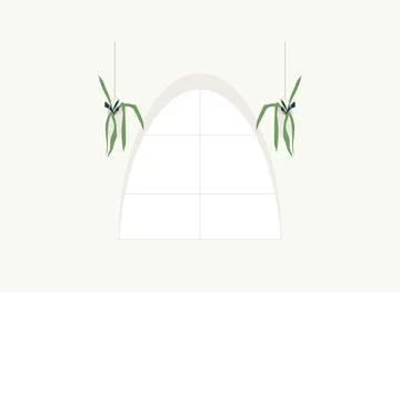 Furniture and decor elements vector Illustrazione stock