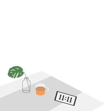 Furniture and decor elements vector Stockillustratie