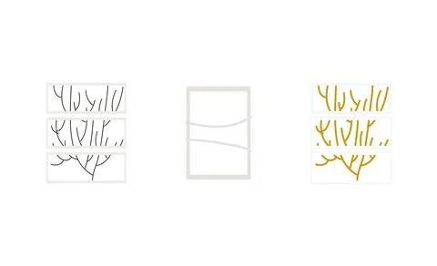 Furniture and decor elements vector Stockillustratie