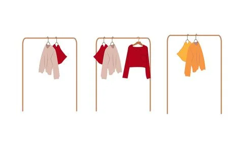 Furniture and decor elements vector Illustrazione stock