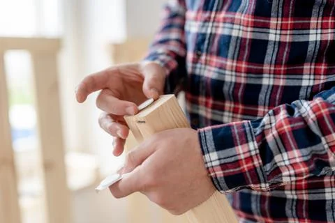 Furniture Assembly Expert At Work Stock Photos