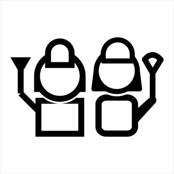 Furniture cabinet, home drawer, table design flat vector illustration Stock Illustration