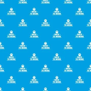 Furniture cabinet pattern vector seamless blue Stock Illustration