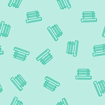 Furniture cap hardware fitting line seamless pattern Stock Illustration