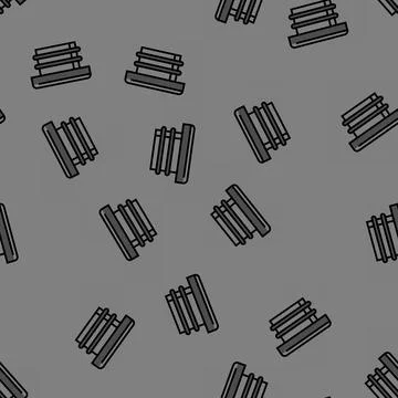 Furniture cap hardware fitting vector seamless pattern Stock Illustration