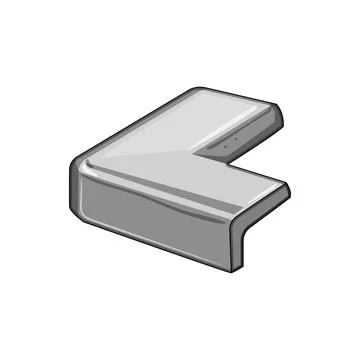 Furniture corner protector element protecting child safety Stock Illustration