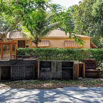 Furniture dumped Stock Photos