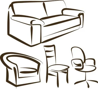 Furniture Stock Illustration
