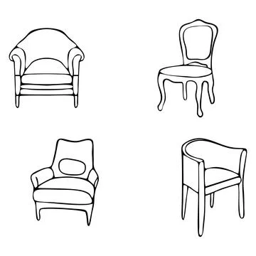 Furniture Stock Illustration