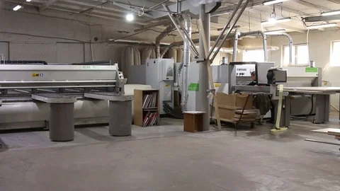 Furniture manufacturing workshop Stock Footage 108585145