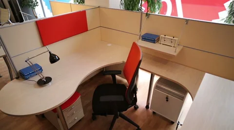 Furniture For Office Stock Footage 63614587