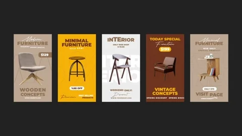 After Effects: Furniture Shopping Instagram Reels #248063473