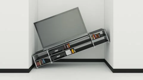 Furniture in small space Stock Illustration