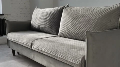 Furniture, sofa in the interior of the room Stock Footage 163750170