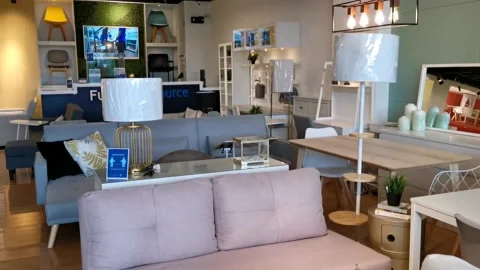 Furniture store in the Philippines Stock Footage 149406248