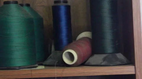 Furniture Thread Sewing Materials Stock Footage 10790520