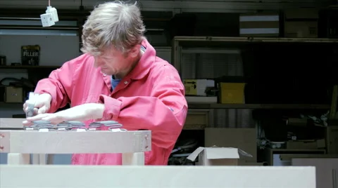 Furniture Workshop Stock Footage 40326008