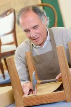 Furniture workshop Stock Photos