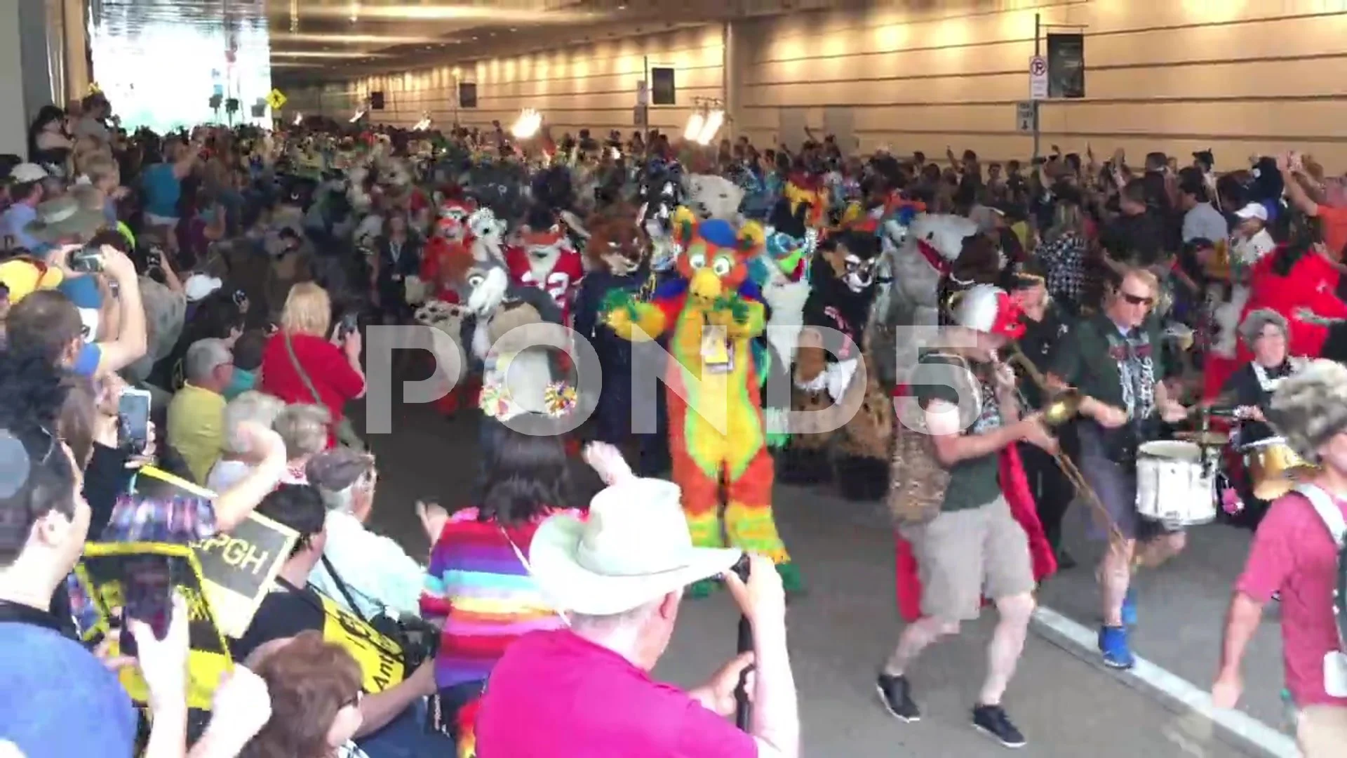 Furries Parade in Pittsburgh at their 20  Stock Video  Pond5