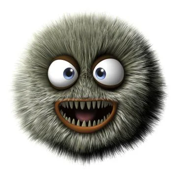 Furry alien 스톡 일러스트