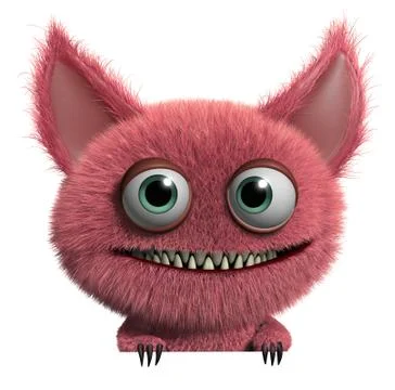 Furry gremlin Stock-Illustration