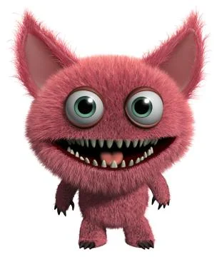 Furry gremlin Stock-Illustration