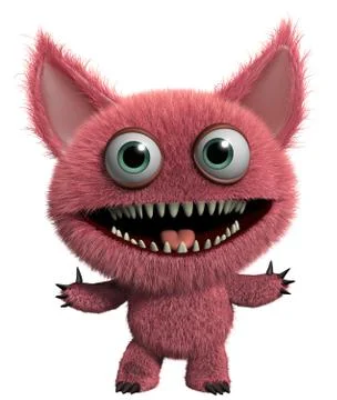 Furry gremlin Stock-Illustration