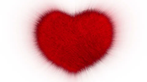 Furry Heart Stock Footage 24707137