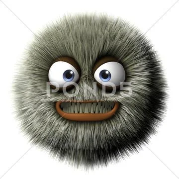 Furry monster Stock Illustration