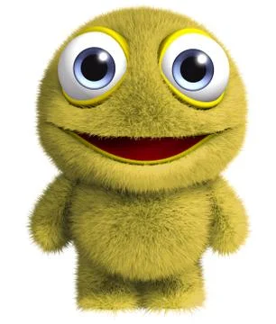 Furry monster Stock-Illustration