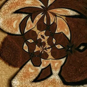 Furry pattern for winter costumes like sweater, jacket, coat fabric printing Illustrazione stock