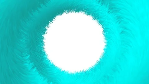 Furry towel close up pattern circle frame rotate moving green color Stock Footage 91924066