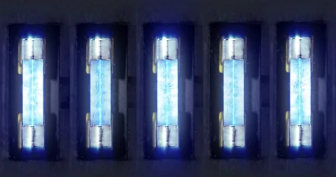 Fuse Box Blue Stock Footage 93499413