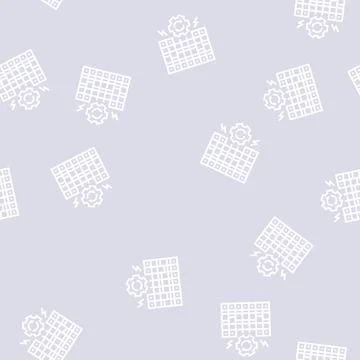 Fuse box replacement line seamless pattern Stock Illustration