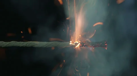Fuse burning Stock Footage 33792855