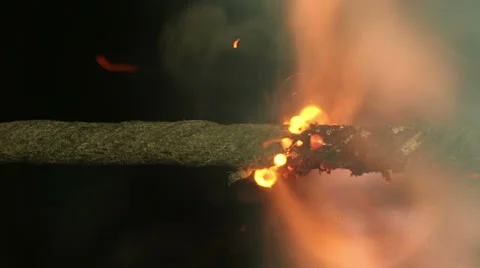 Fuse burning Stock Footage 33888599