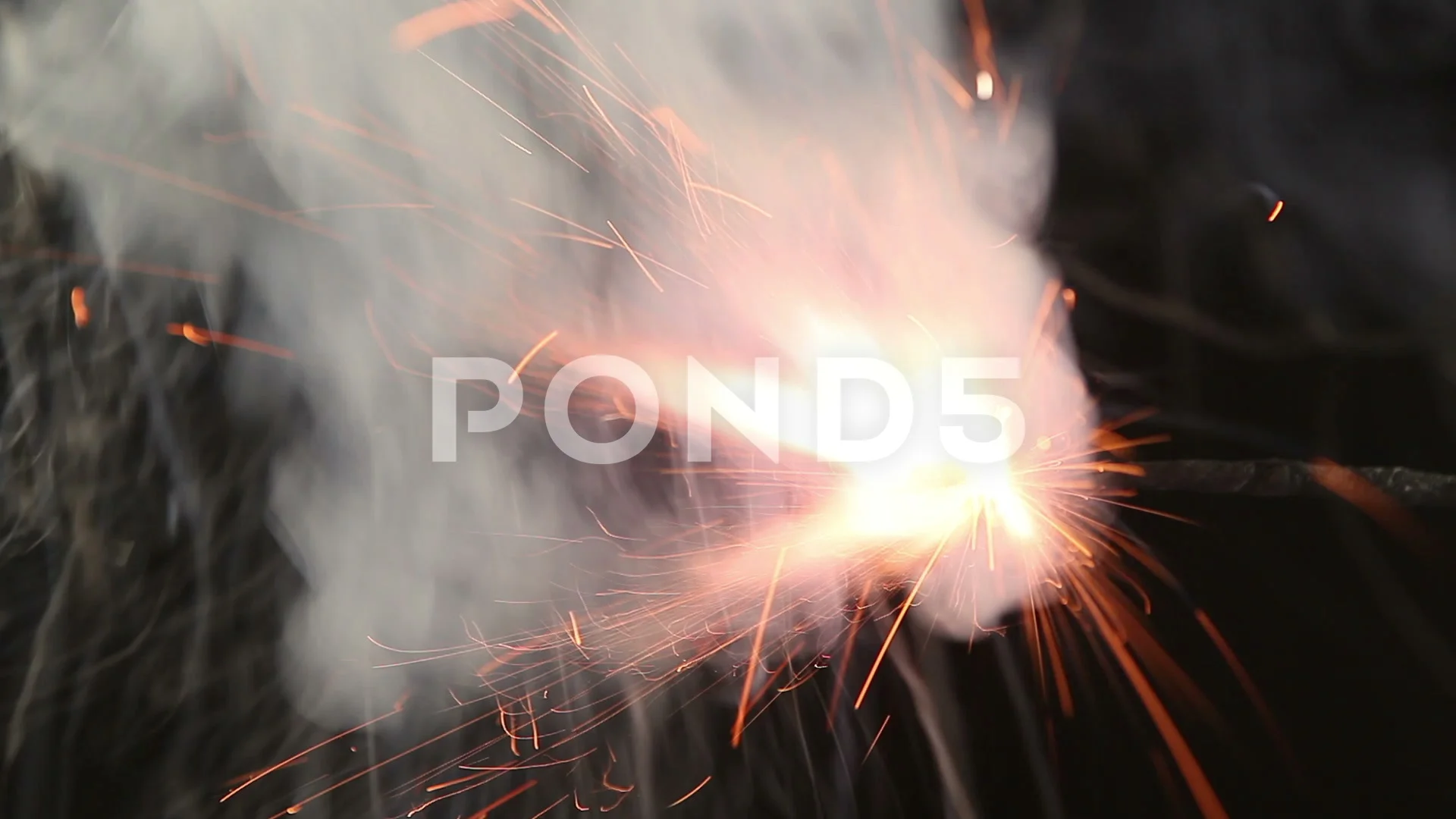 Fuse Burning with Sparkles and Smoke on Black Background Stock Photo -  Image of dangerous, burning: 241717402