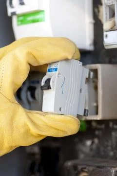 Fuse electric meter board Stock Photos