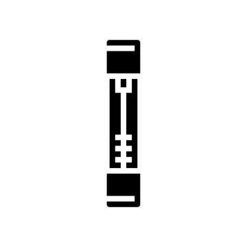 Fuse electrical engineer glyph icon vector illustration Stockillustratie