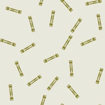 Fuse electrical engineer glyph seamless pattern Illustrazione stock