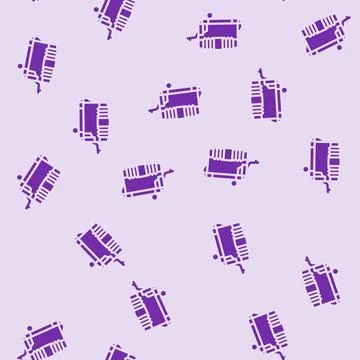 Fuse electrical engineer glyph vector seamless pattern Stock Illustration