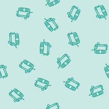 Fuse electrical engineer line vector seamless pattern イラスト素材