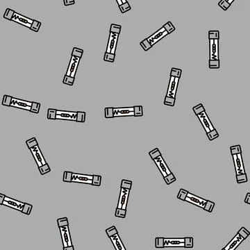 Fuse electronic component vector seamless pattern Stockillustratie