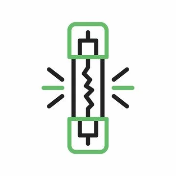 Fuse icon vector image. Stock Illustration