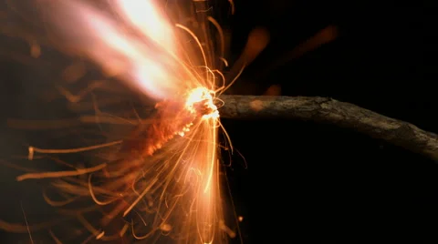 Fuse. Igniter blasting. Explosive charges ignition method. Stock Footage 67604028